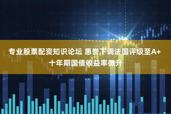 专业股票配资知识论坛 惠誉下调法国评级至A+ 十年期国债收益率微升